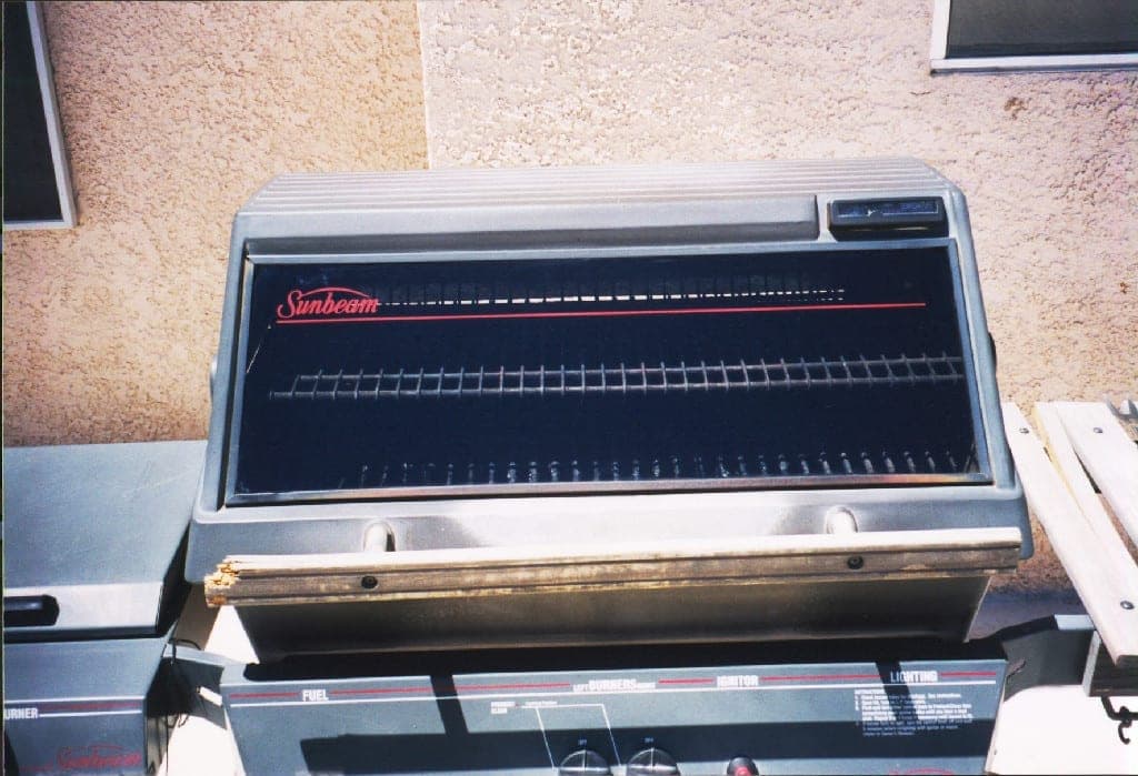 BBQ Grill before Diamond Magic cleaning
